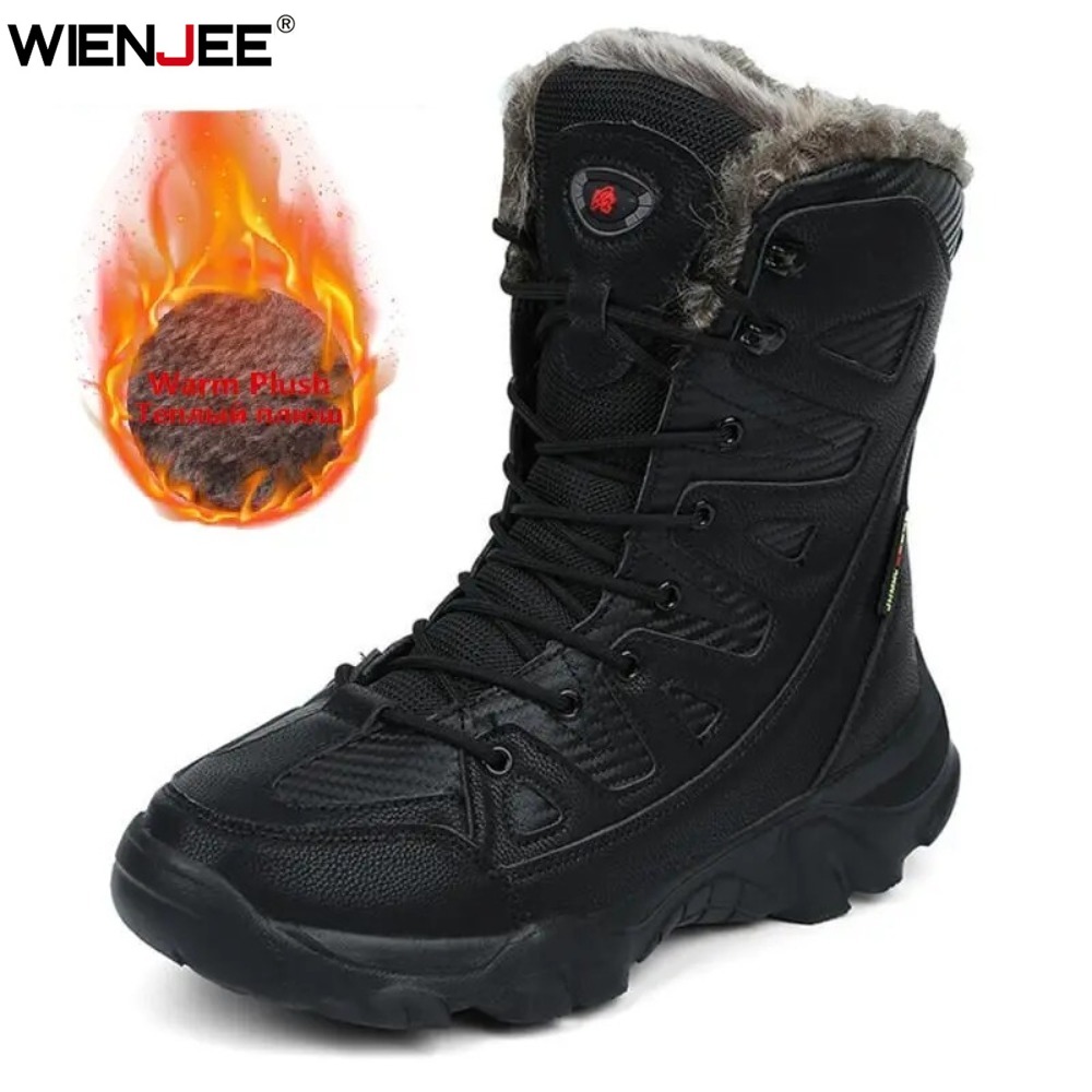 Waterproof Winter Boot - Zimowe wodoodporne męskie buty ocieplane pluszem,