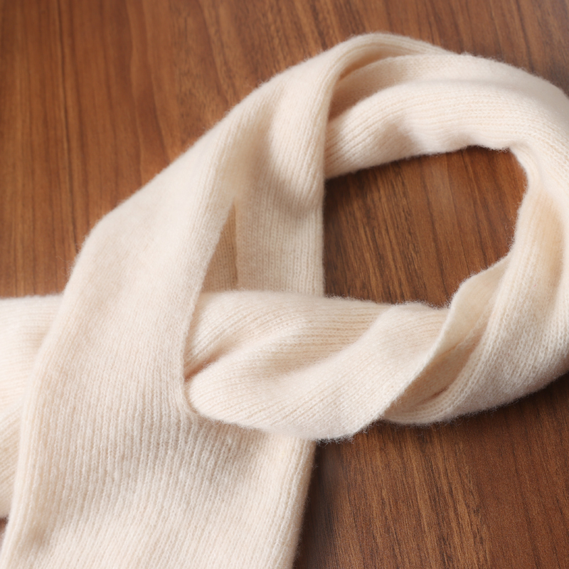 Wool Scarf Men - Nowy dziergany szal z ażurowym wzorem,