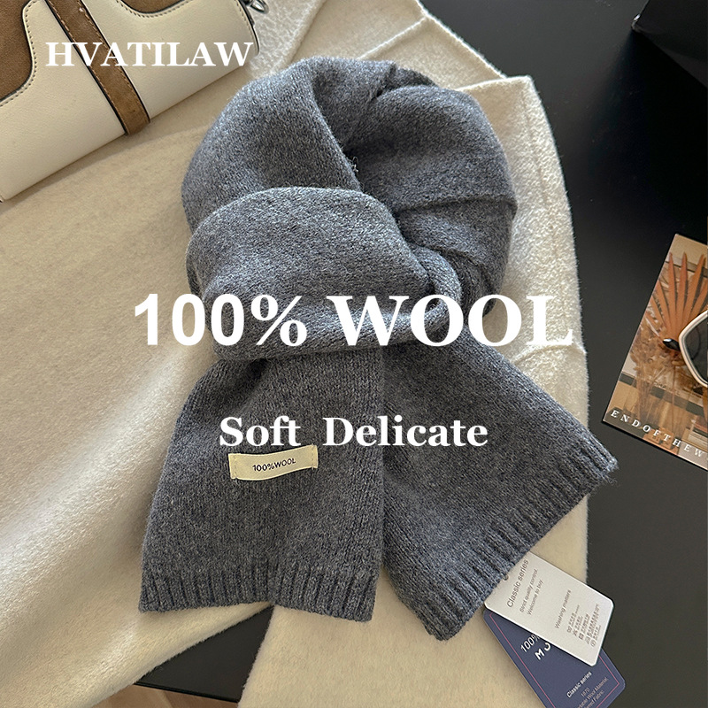Wool Scarf Men - Szalik 100% wełniany dla kobiet i