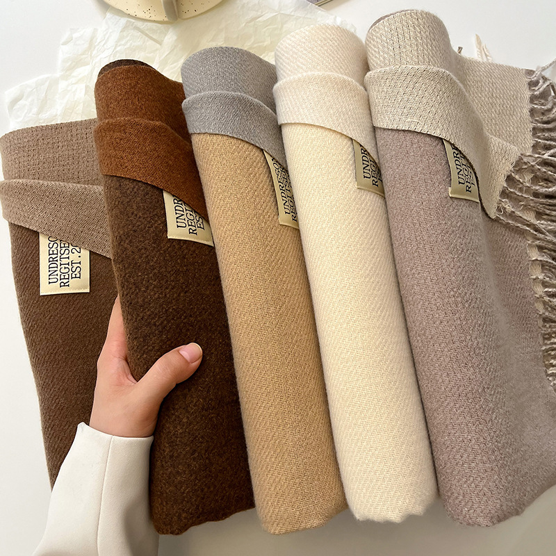 Cashmere Pashmina Wrap - Modny, ciepły szal z kaszmiru, nowy