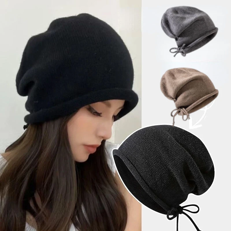 Dzianinowe czapki typu beanie  – Knit Beanie Hat Warm recenzja i cena