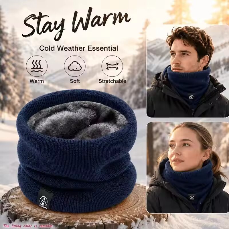 Zimowy ciepły dzianinowy szali – Wool Scarf Men recenzja i cena