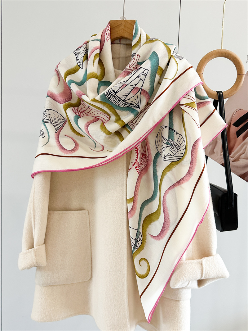 Dwustronny szal 135 cm Luksuso – Cashmere Pashmina Wrap recenzja i cena