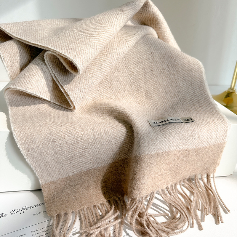 Szalik ze 100% czystej wełny d – Wool Scarf Men recenzja i cena